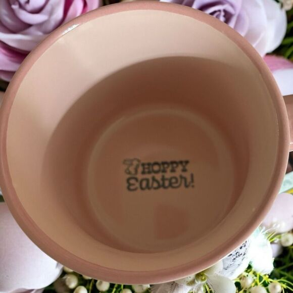 Peanuts HOPPY EASTER Snoopy, Woodstock, and bunnies 21 oz Ceramic Mug - NWT - Picture 4 of 5